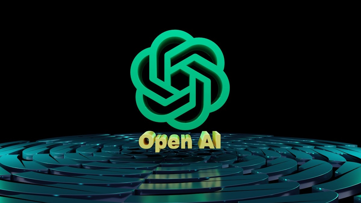 a circular maze with the words open ai on it
